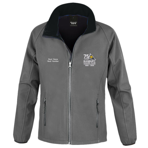 BSC Mens 75th Anniversary Personalised Softshell Jacket Thumbnail